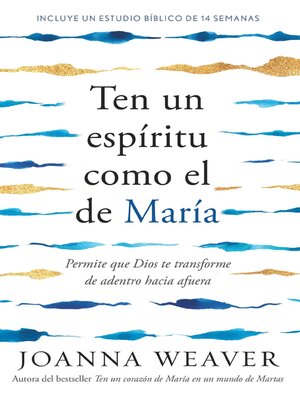 cover image of Ten un espíritu como el de María